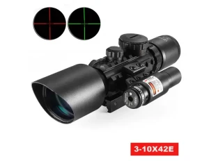 Optică scurtă 3-10x42E cu laser și iluminare din spate M9 LS3-10X42E