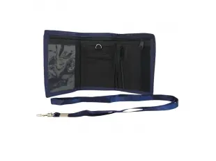 Portofel din material textil - camuflaj albastru