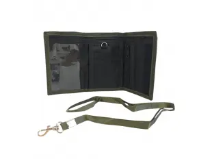 Portofel din material textil - camuflaj verde