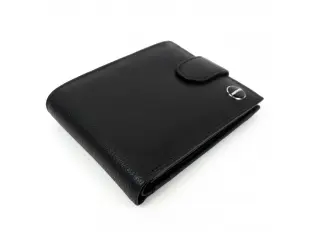 Portofel din piele cu cataramă - AMG