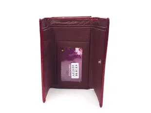 Poșetă roșie de damă, piele lăcuită