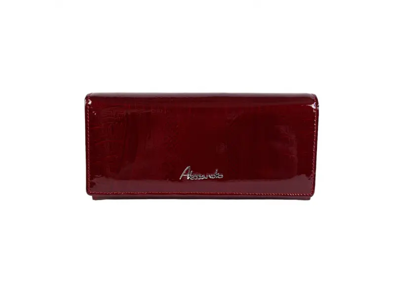 Poșetă roșie din piele lăcuită - Alesa Poșetă roșie din piele lăcuită - Alesa