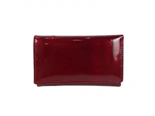 Poșetă roșie din piele lăcuită - Emas