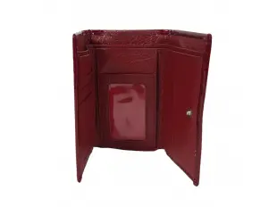 Poșetă roșie din piele lăcuită - Emas