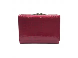 Poșetă roșie din piele lăcuită - Eraq