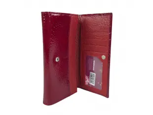 Poșetă roșie din piele lăcuită - Harima