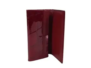 Poșetă roșie din piele lăcuită - Lilibet