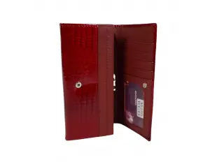 Poșetă roșie din piele lăcuită - Nanisa