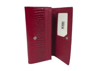 Poșetă roșie din piele lăcuită - Tedia