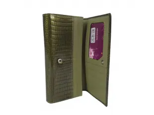 Poșetă verde din piele lăcuită - Harima