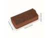 Portofel maro pentru femei cu două fermoare - imagine 5