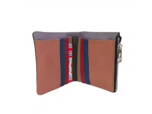 Portofel negru de damă cu magnet - Euro