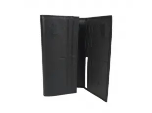 Portofel negru din piele pentru femei - Sky