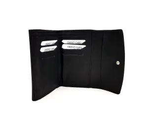 Poșetă compactă pentru femei - neagră