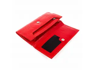 Poșetă de damă lăcuită roșie de înaltă calitate - Arietti