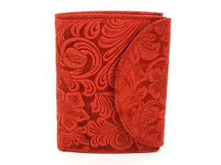 Poșetă roșie pentru femei - lucrată manual