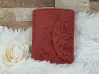 Poșetă roșie pentru femei - lucrată manual