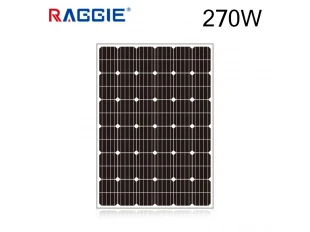 Panou solar monocristalin 270W RAGGIE 12V 1665x920x35mm.