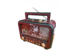 Radio solar portabil FP-2393S - Bluetooth, radio FM, player MP3, USB și card SD