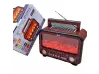 Radio solar portabil FP-2393S - Bluetooth, radio FM, player MP3, USB și card SD