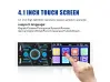 Radio auto MP3/MP5 4063AI cu ecran de 4,1", Bluetooth, USB, AUX, card SD