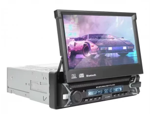 Radio multimedia cu afișaj pop-up, Android 15 MOSFET 50Wx4, 7 inch