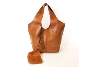 Geantă marocană maro deschis