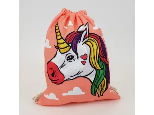 Geantă roz unicorn