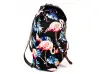 Rucsac negru de vară - flamingo
