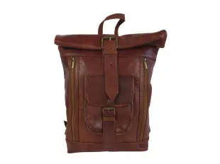 Rucsac din piele maro - Greka