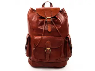 Rucsac mare din piele maro Rucsac mare din piele maro