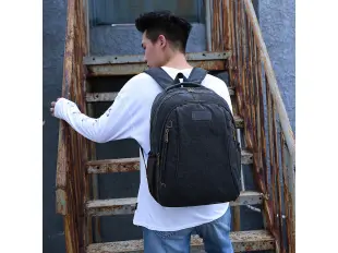 Rucsac negru din pânză - Dreik