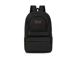 Rucsac negru din pânză - Floid Rucsac negru din pânză - Floid