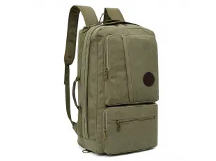 Rucsac verde din pânză - Versin Rucsac verde din pânză - Versin