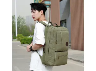 Rucsac verde din pânză - Versin