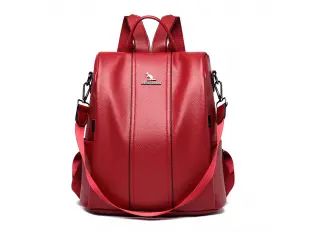 Rucsac roșu pentru femei - Emi