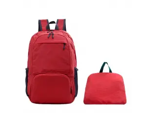 Rucsac pliabil roșu