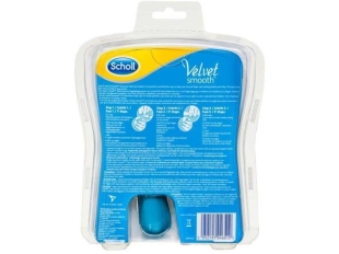 Pilă electrică pentru unghii Scholl Velvet Smooth Electronic Nail System cu 3 accesorii
