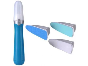 Pilă electrică pentru unghii Scholl Velvet Smooth Electronic Nail System cu 3 accesorii