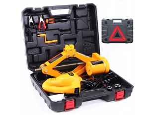 Set 2 în 1 Cric electric cu cheie 12V