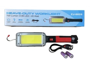 Lampă de lucru LED puternică ZJ-8859, portabilă, cu încărcare prelungită, cârlig și magnet de fixare