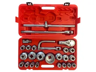 Set chei tubulare pentru camion 26 piese chei tubulare 3/4’’ cu 12 laturi - 1’’ 21-65mm