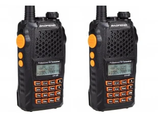 2 buc. Stație radio BAOFENG UV-6R 7W cu frecvențe VHF-UHF