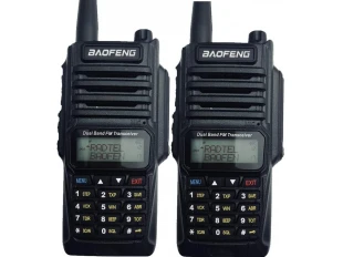 2 buc. Stație radio BAOFENG UV-9R 10W impermeabilă cu frecvențe VHF-UHF