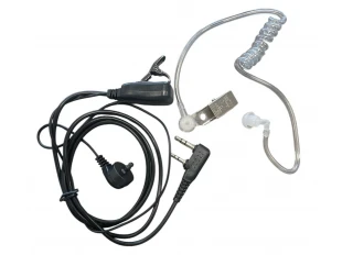 Cască handsfree din silicon pentru radiouri - Negru