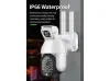 Cameră Hawkeye CP11-50 WIFI 2.0MP cu cameră duală și teleobiectiv