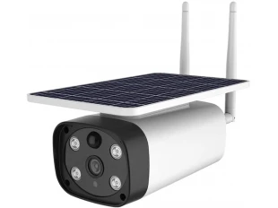 Cameră solară impermeabilă Privine cu panou solar, cu lumină solară de consum redus de energie, acoperire completă cu lumină stelară