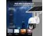 Cameră solară wireless rotativă cu cartelă SIM 4G / WIFI 3MP pentru urmărirea obiectelor