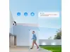 Cameră wifi wireless pentru supraveghere exterioară cu baterie și panou solar 3MPX, ICSee, Negru