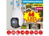 Set de 2 camere video impermeabile WIFI FULL HD 2.0MP 68 LED-uri ROTATIVĂ LA 320° CU URMĂRIRE A MIȘCĂRII